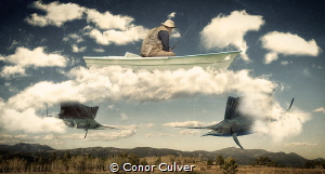 "Old Man and the Sea" part of my Underwater Surrealism bo... by Conor Culver 